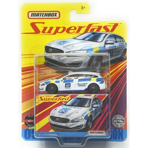 Matchbox Superfast #05 White Volvo V60 Wagon Diecast Collector Car