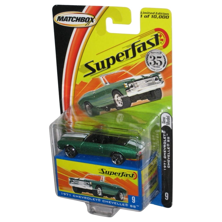 Matchbox Superfast (2004) Mattel Green 1971 Chevrolet Chevelle SS