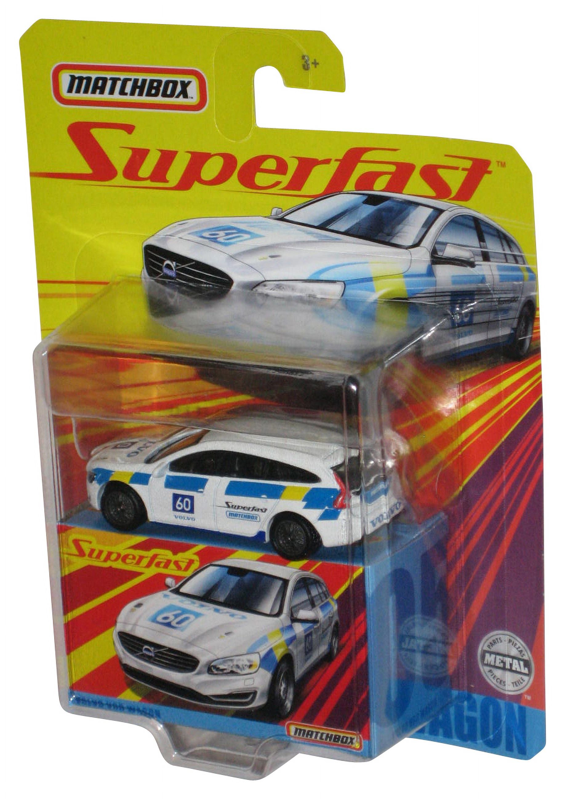 Matchbox Superfast 2019 White Volvo V60 Wagon Metal Toy Car 05