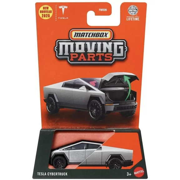 Matchbox Tesla Cybertruck Moving Parts New 2025