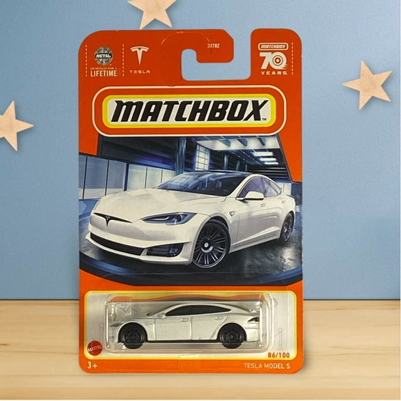 Matchbox Tesla Model S, White 86/100