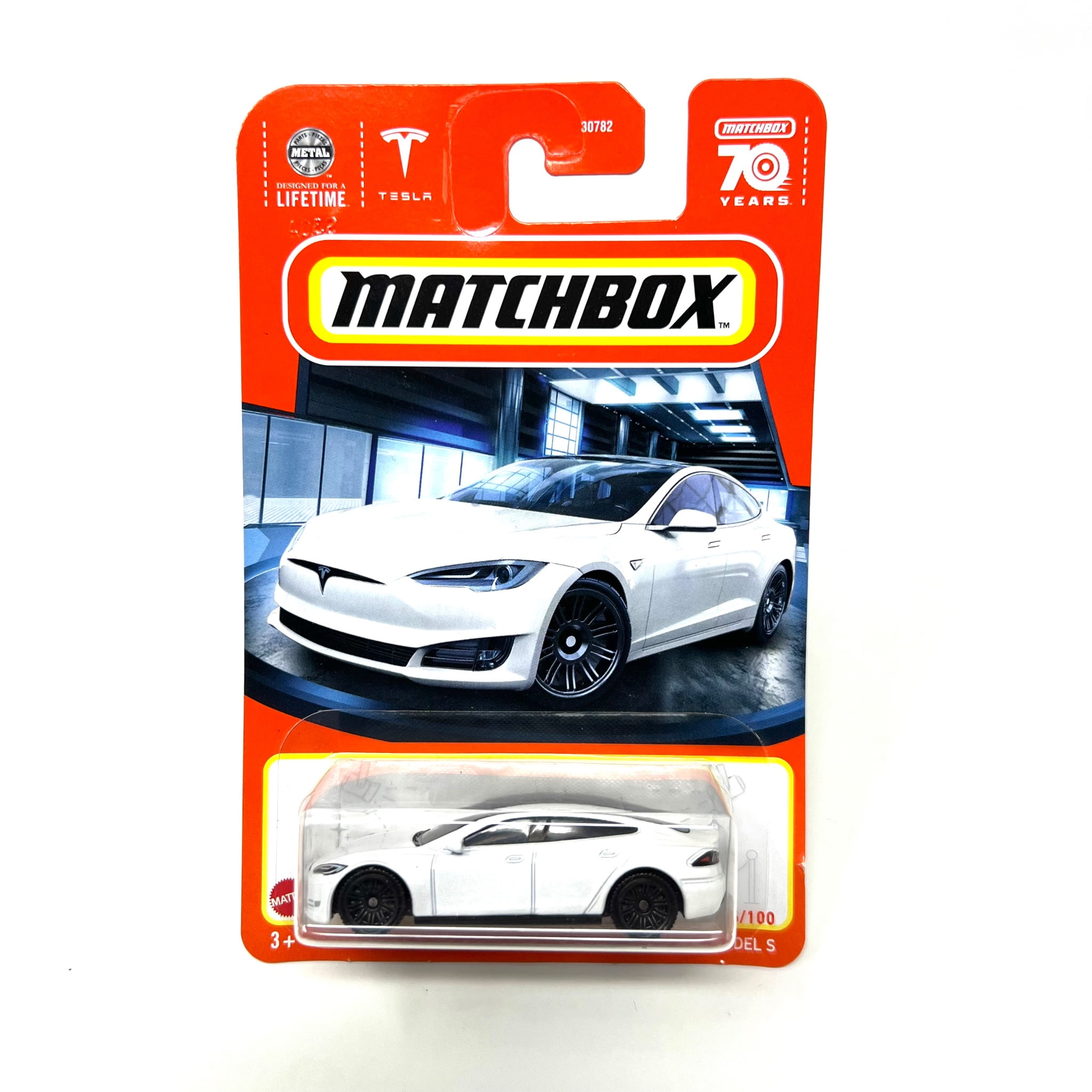 Matchbox Tesla Model S White Diecast Vehicle - Walmart.com