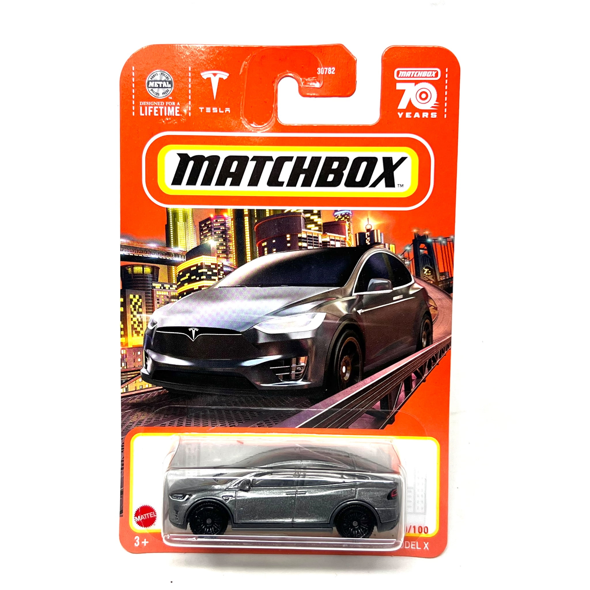 Matchbox Tesla Model X Gray Walmart