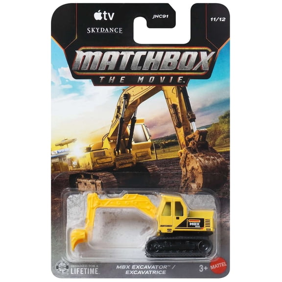 Matchbox: The Movie MBX Excavator Diecast Car