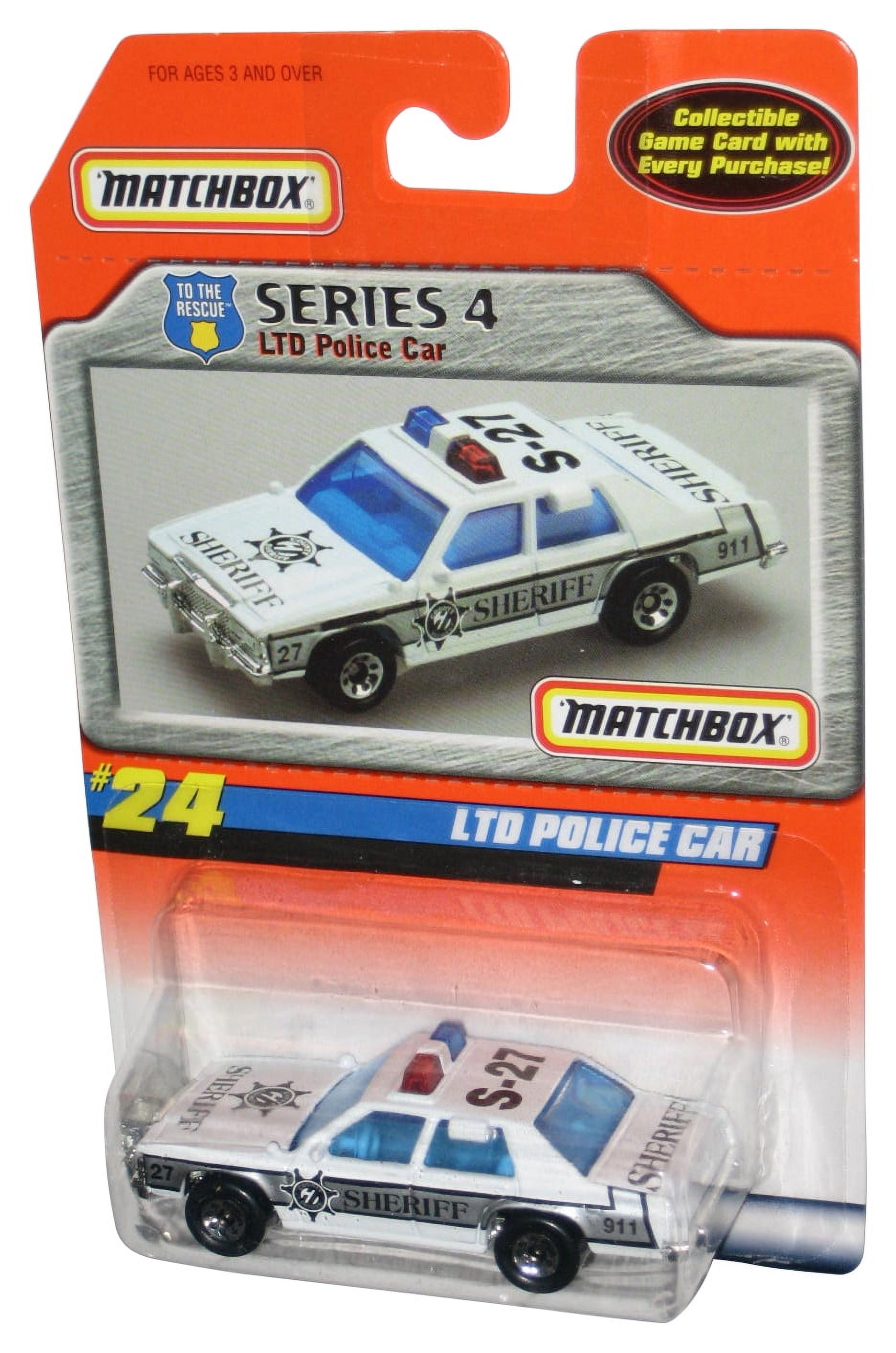 Matchbox To The Rescue (1998) Series 4 White Sheriff LTD Police