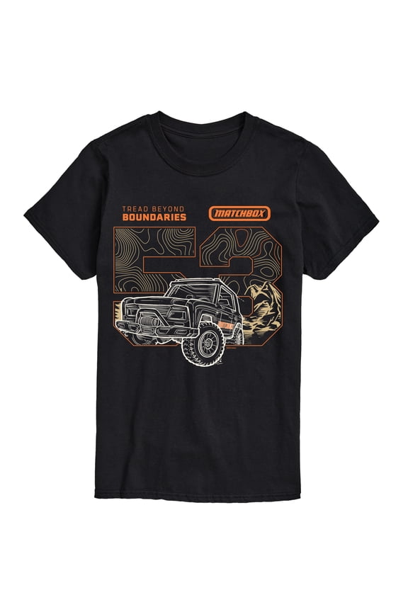 - Tread Beyond Boundaries - Men's Short Sleeve Graphic T-Shirt