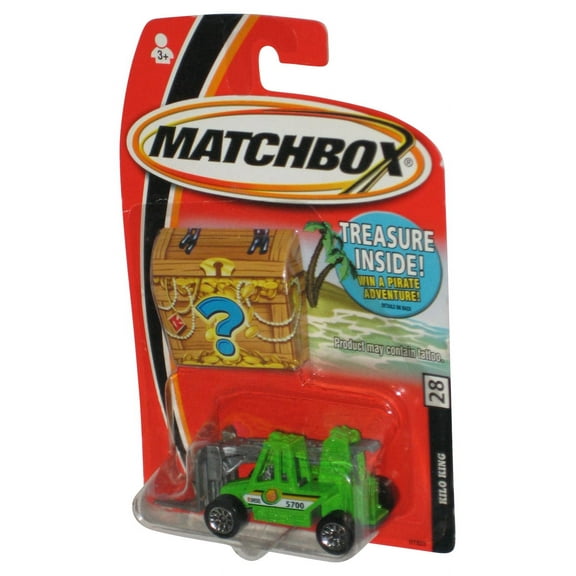 Matchbox Treasure Inside (2004) Green Kil King Truck Toy Car #28
