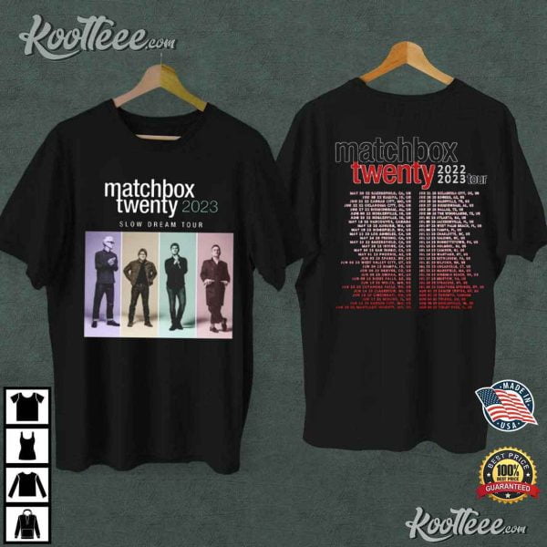 Matchbox Twenty Band Slow Dream Tour TShirt