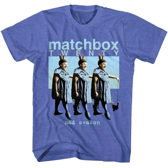 Matchbox Twenty Mad Season Men's T Shirt - S, Blue Heather
