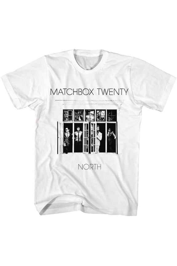 Matchbox Twenty North White Adult T-Shirt Xl