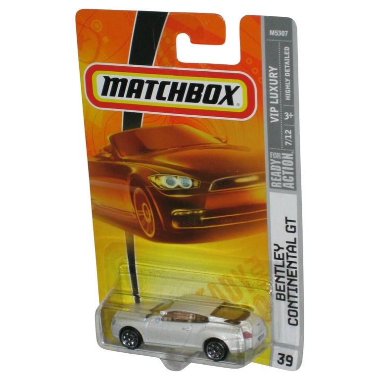 Matchbox VIP Luxury 7/12 (2007) White Bentley Continental GT Toy