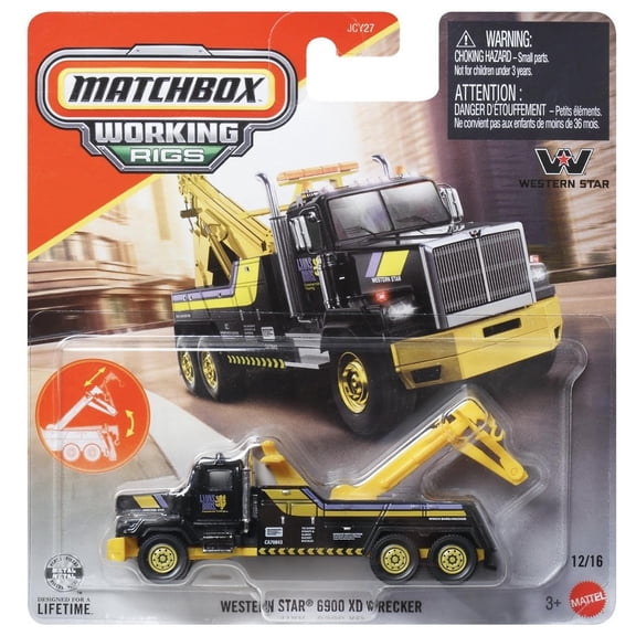Matchbox Western Star 6900 XD Wrecker Working Rigs 979H