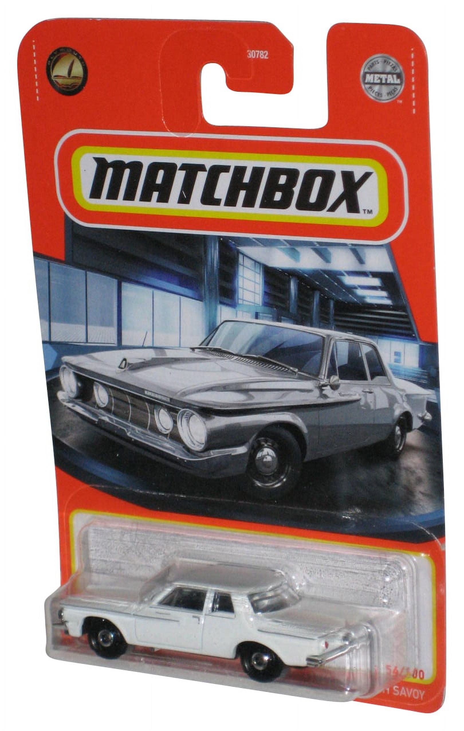 Matchbox White 1962 Plymouth Savoy Die-Cast (2021) Metal Toy Car 54/100, image size:1620x2550