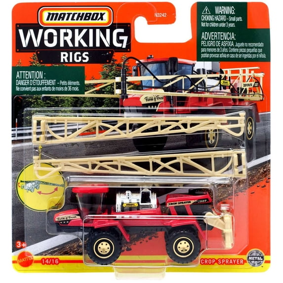 Matchbox Working Rigs Crop Sprayer Diecast Vehicle