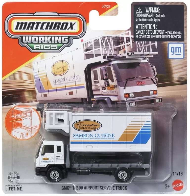 Matchbox Working Rigs GMC T8500 Airport Service Truck Diecast Vehicle ...