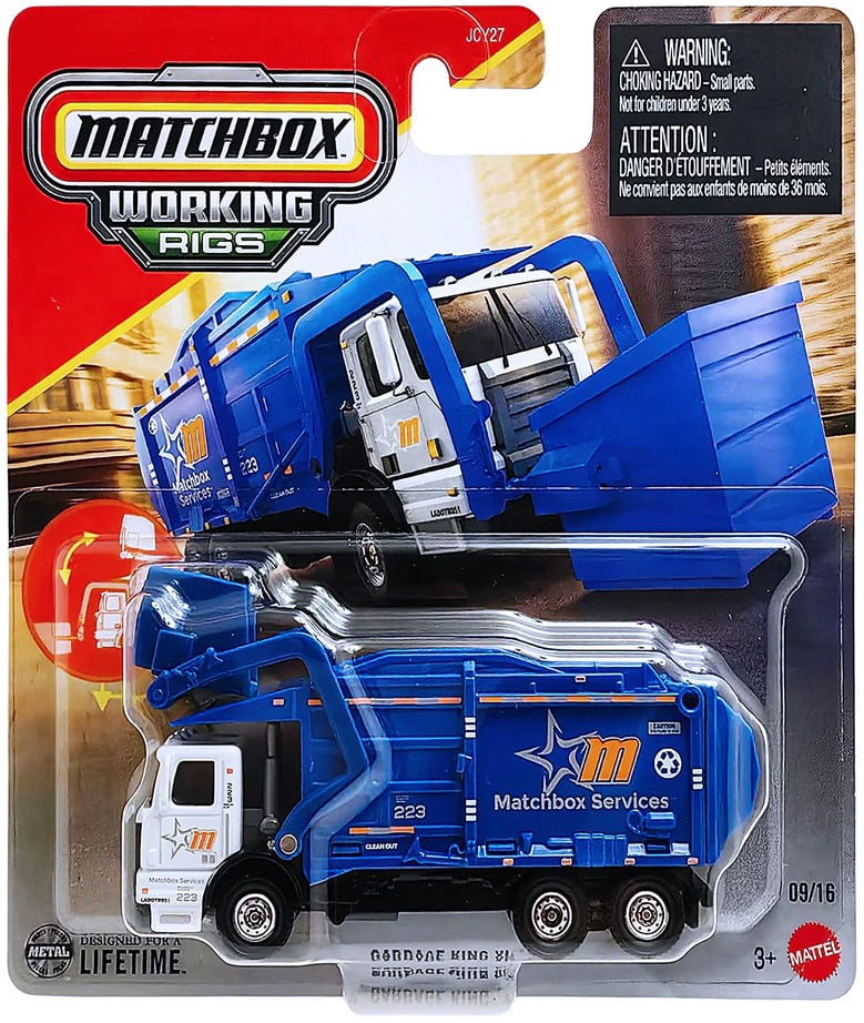 Matchbox Working Rigs Garbage King XL Diecast Vehicle (2025