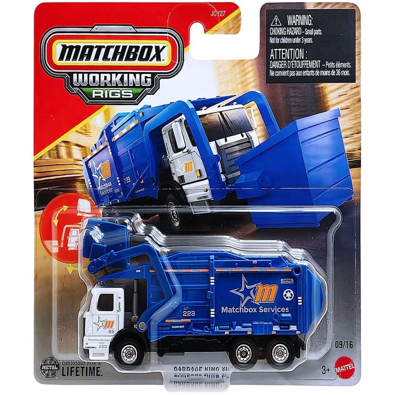 Matchbox Working Rigs Garbage King XL Diecast Vehicle (2025