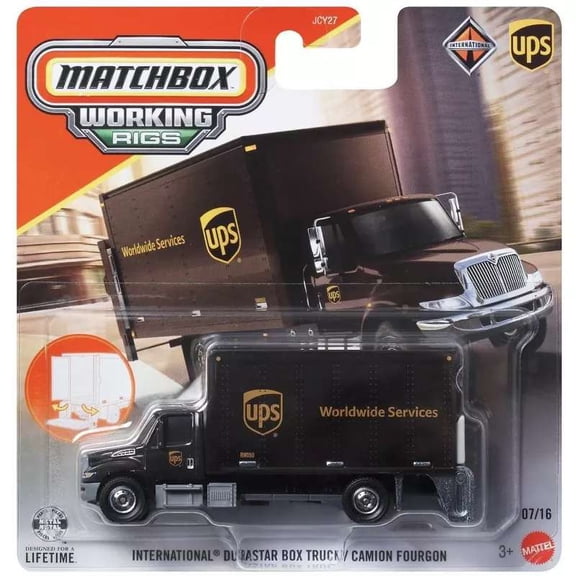 Matchbox Working Rigs International Durastar Box Truck Diecast Vehicle