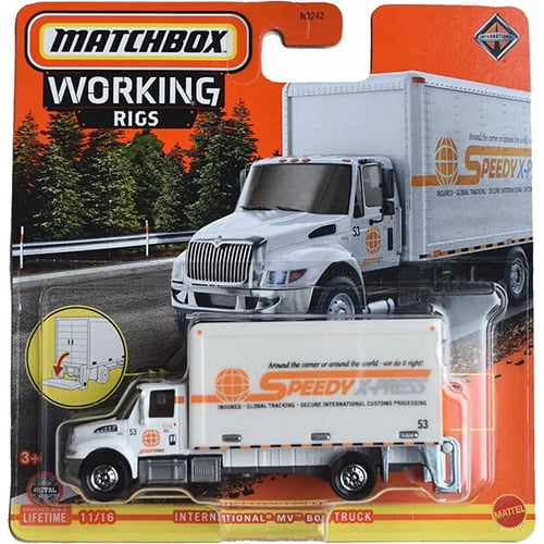 Matchbox Working Rigs Metal Vehicle - INTERNATIONAL MV BOX TRUCK