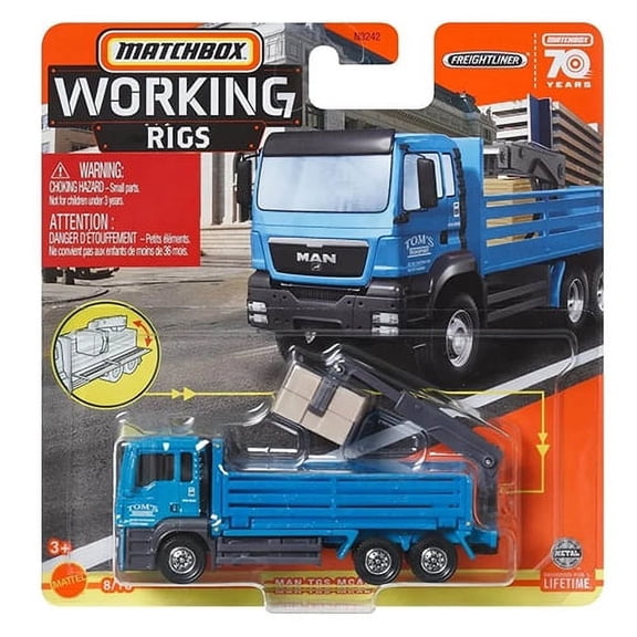 Matchbox Working Rigs Metal Vehicle - MAN TGS MCAB (HLM95) 8/16