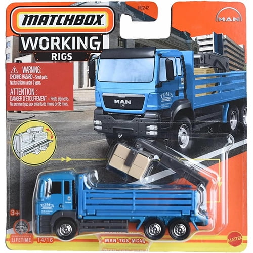 Matchbox Working Rigs Metal Vehicle - MAN TGS MCAB [HVV19] 14/16 ...