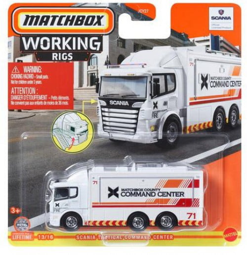 Matchbox Working Rigs Scania Tactical Command Center Diecast