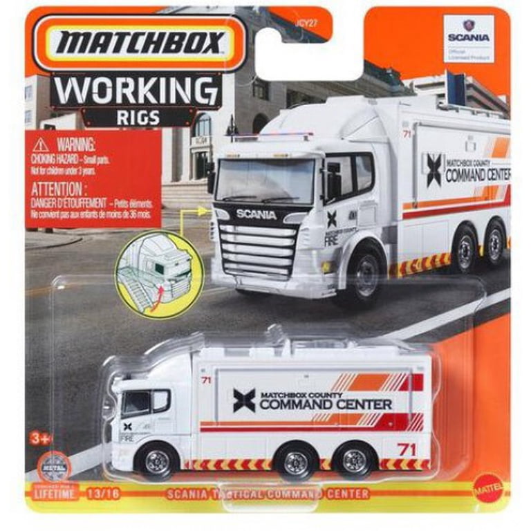 Matchbox Working Rigs Scania Tactical Command Center Diecast