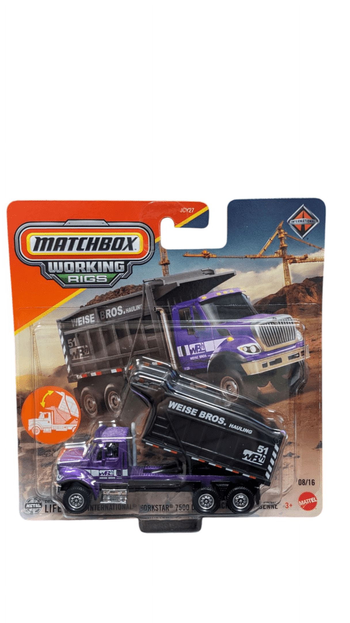 Matchbox Workstar 7500 Dump Truck Camion Benne - Walmart.com