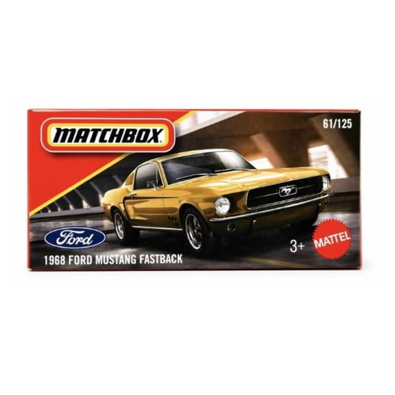 Matchbox1968 Ford Mustang FastBack Power Grabs New 2026