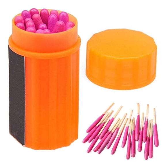 Matches Strike Anywhere Windproof and Waterproof Matches for Outdoor Emergencies - Reliable and Durable 1 Pack(10PC) Matches Box