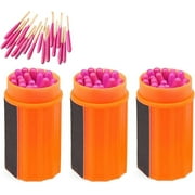 Matches Strike Anywhere Windproof and Waterproof Matches for Outdoor Emergencies - Reliable and Durable 3Pack30PC Matches Box