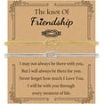 thumbnail image 1 of Matching Bracelets for Couples Love Knot Bracelet Pinky Promise Soulmate Relationship Friendship Bracelets Forever Infinity Jewelry Gifts for Women Teen Her Him, 1 of 5