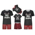 thumbnail image 1 of Matching Christmas For Couples Christmas Family Pajamas Matching Sets Xmas Holiday Sleepwear Jammies Long Sleeve PJs Merry Christmas Reideer, 1 of 5