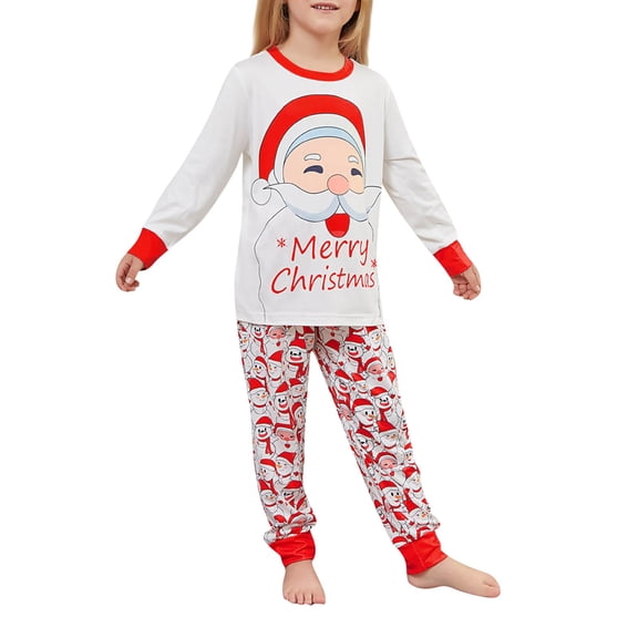 Matching Christmas Pajamas, Family Christmas Pajamas, Christmas Pajamas, Family Matching Sets Pajamas, Loungewear Outfits,Family Matching Long Sleeve Tops Pants Set, Santa