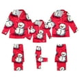 thumbnail image 1 of Matching Christmas Pajamas for Family Cute Christmas Printed Silk Christmas Pajamas for Family Button Down Christmas Parent Child Set Christmas Homewear Moms, 1 of 9