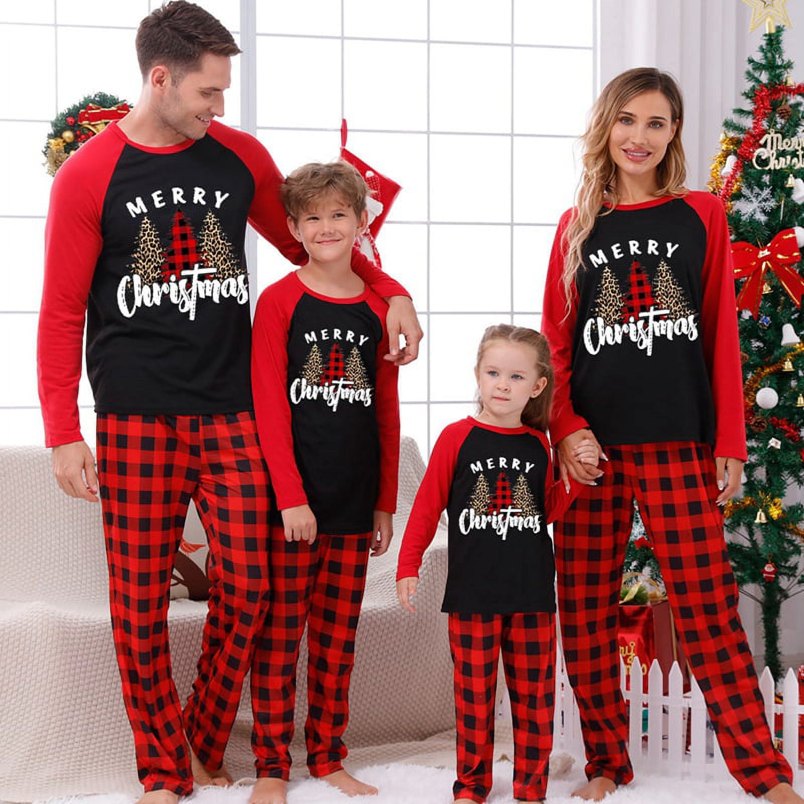 Matching Christmas Pajamas For Family Adults Kids Couples Holiday Pjs