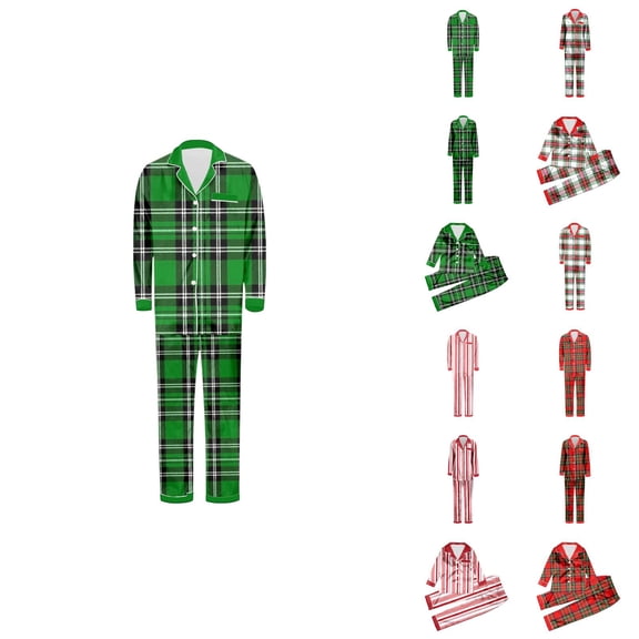 Matching Christmas Pajamas For Family,Christmas Family Pajamas Matching Sets Xmas Pjs for Womens Mens Holiday Home Sleepwear Set Jammies