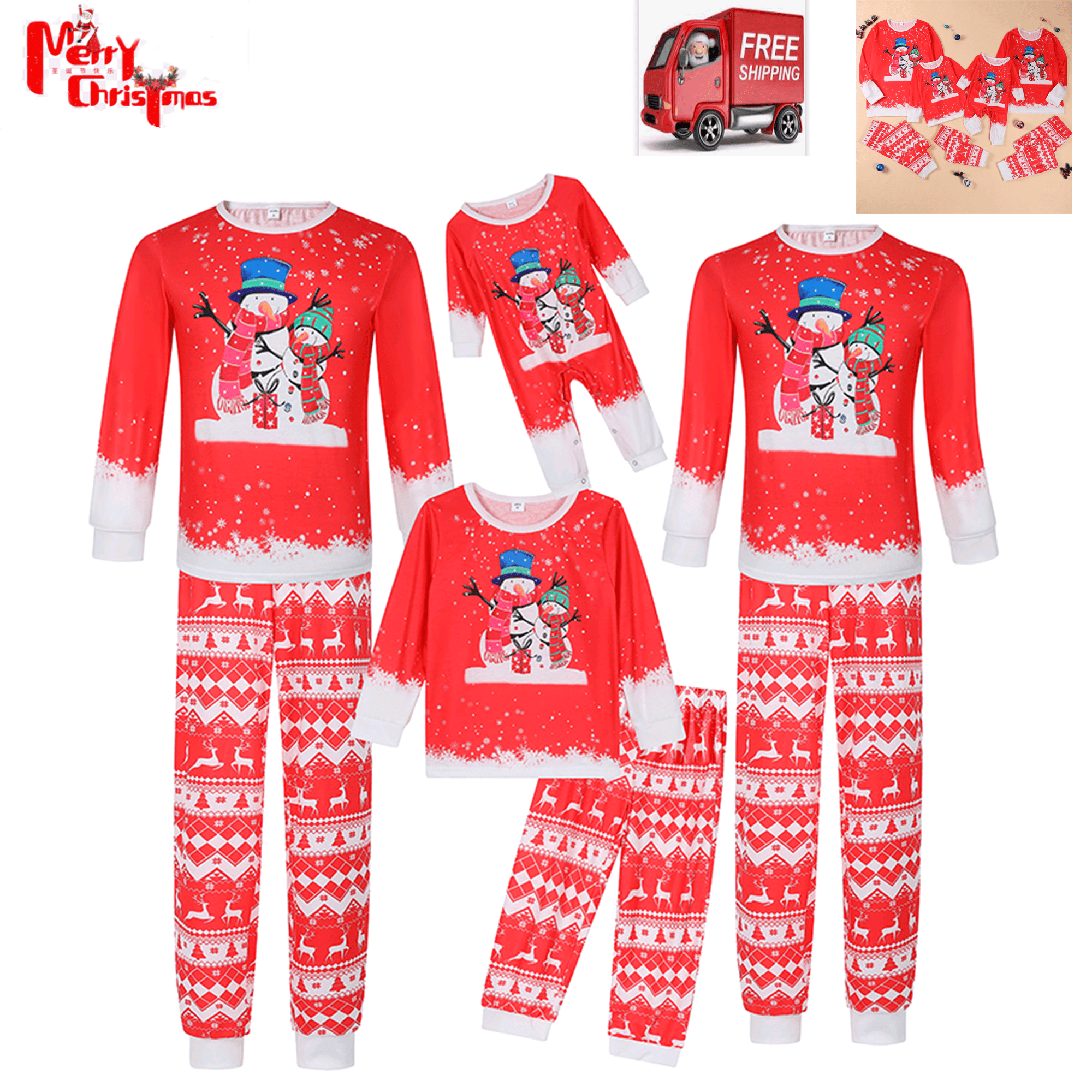 Christmas Pajamas Walmart 