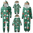 Matching Christmas Pajamas Sets for Adults and Kids Fleece Pajamas Suit
