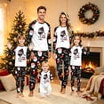 thumbnail image 1 of Matching Christmas Pajamas for Family Cute Xmas Red Wine Glass Crewneck Raglan Tops with Pants Matching Holiday Lounge Set Pjs, 1 of 7