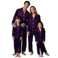 thumbnail image 1 of Matching Christmas Pajamas for Family Satin Pajamas Long Sleeve Button down Festival Party Sleepwear Family Matching Outfits Christmas Pjs Men, 1 of 6