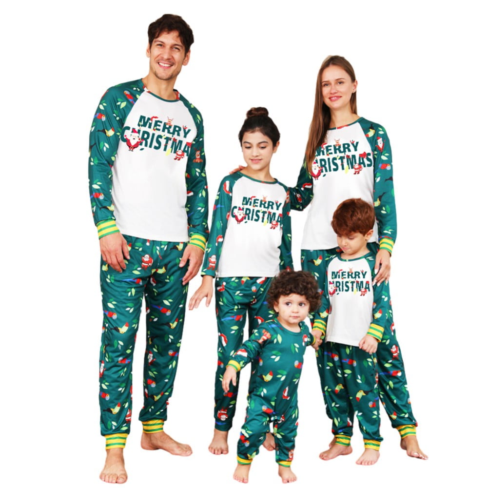 Matching Christmas Pjs For Family,Elf Pajamas Christma Sets,Xmas