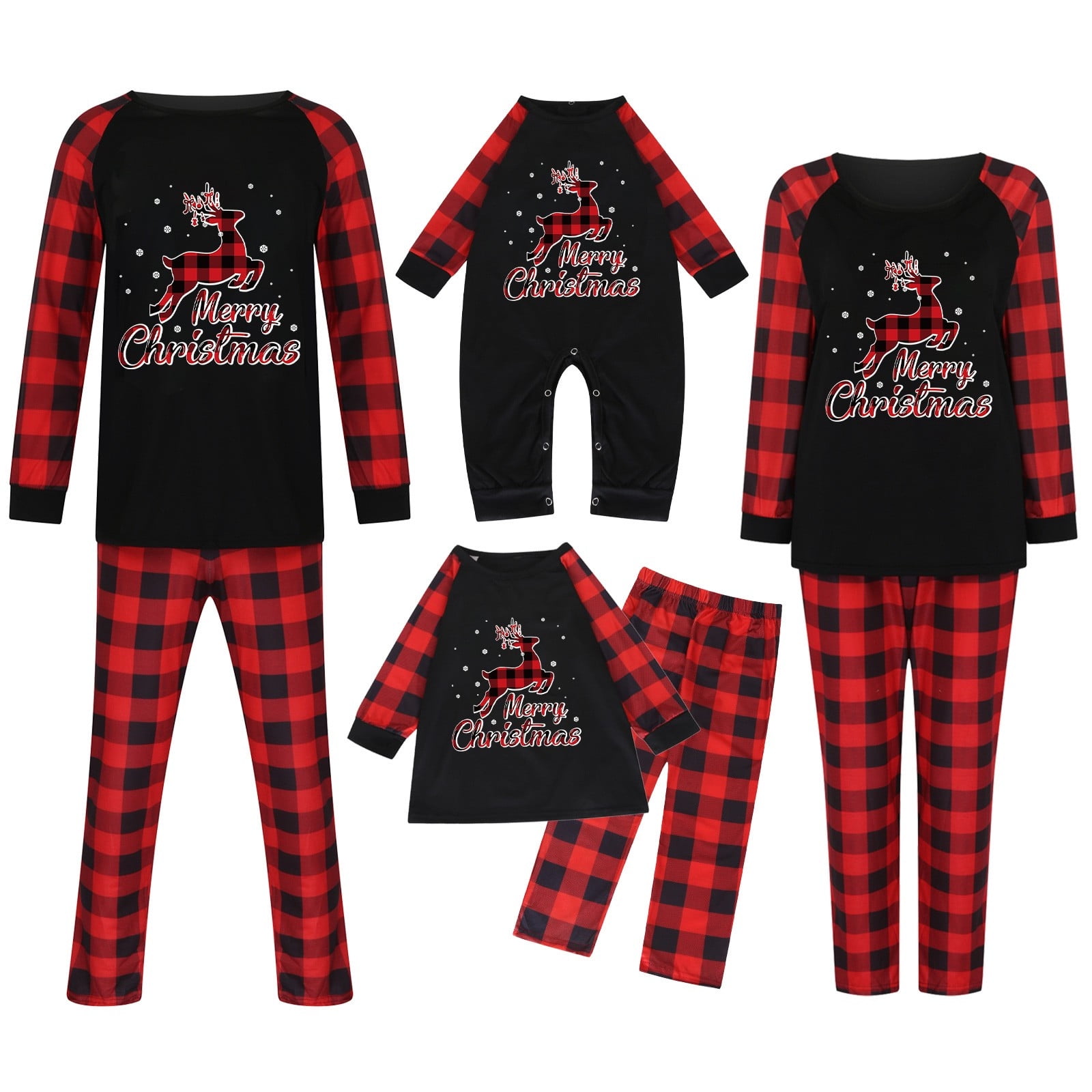 Matching Christmas Pjs For Family,Family Christmas Pjs Matching Sets ...
