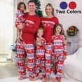 thumbnail image 1 of Matching Christmas Pjs for Family Letters Graphic Xmas Pyjamas Matching Family Christmas Pyjamas Set for Women Men, 1 of 7