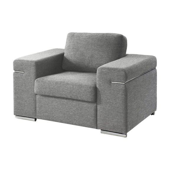 Matching Chrome Leg Chair / Coordinated Living Room Look