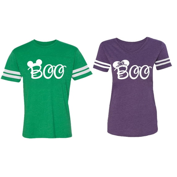 Matching Cotton Jerseys (Green / Purple) (XL / S)