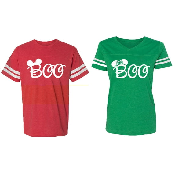 Matching Cotton Jerseys (Red / Green) (M / XXL)