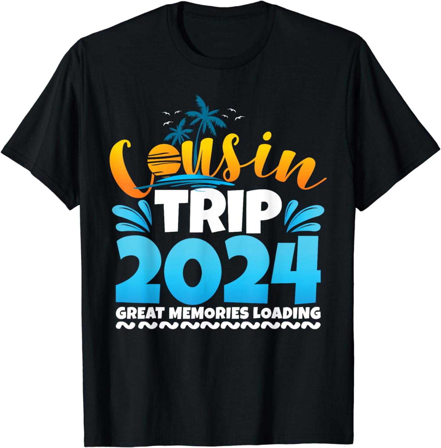 Matching Cousin Trip 2024 Cousin Crew Summer Vacation T-shirt - Walmart.com