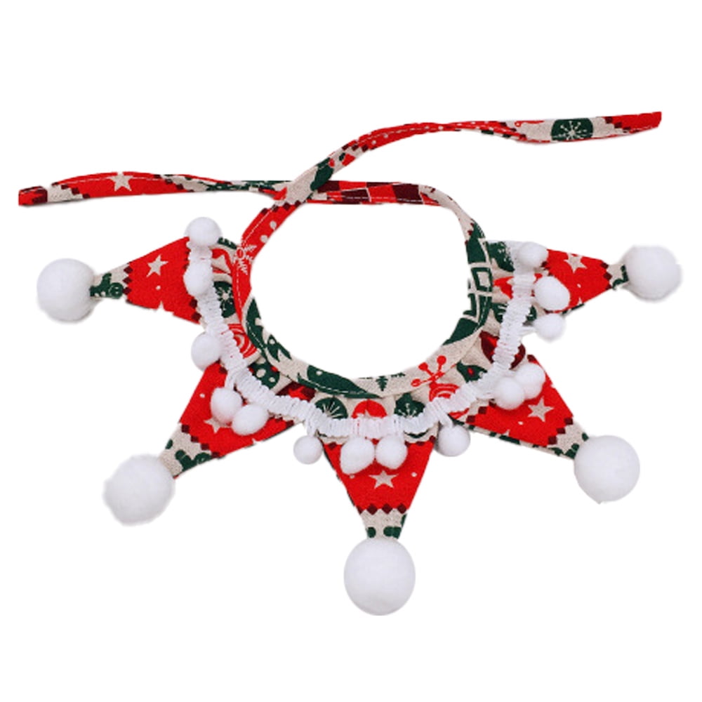 Matching Dog and Cat Collars Christmas Adjustable Dog Cat Collars