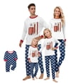 thumbnail image 1 of Matching Family 250th Independence Day Pajamas – 4th of July Pajamas Sets Holiday PJs - Anniversary American Flag 2 Pcs Holiday Family Pjs for Men, Women, 1 of 3